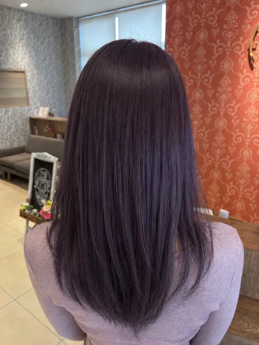 ロング カラー ヘアカラー earth天童店 Kurumiのヘアスタイル