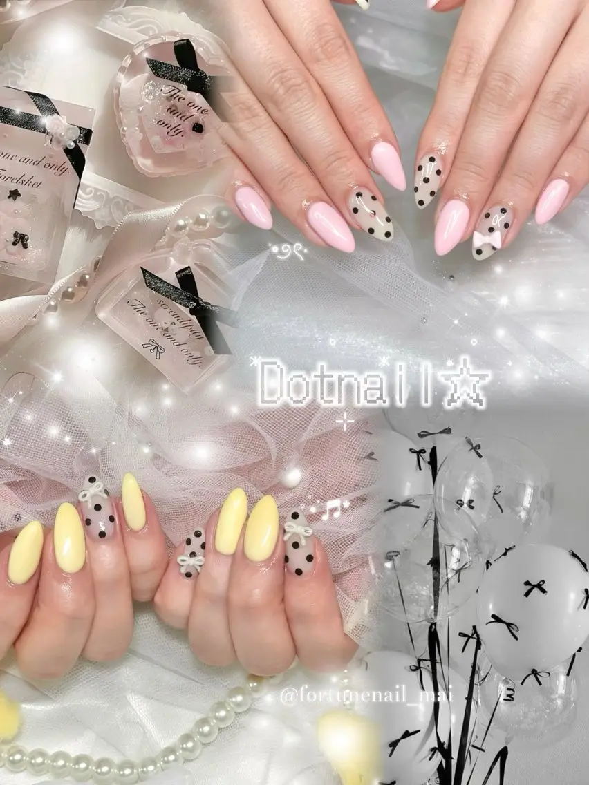 ネイル ドット 🎀Mai 🎀最短4/8🈳のネイルデザイン