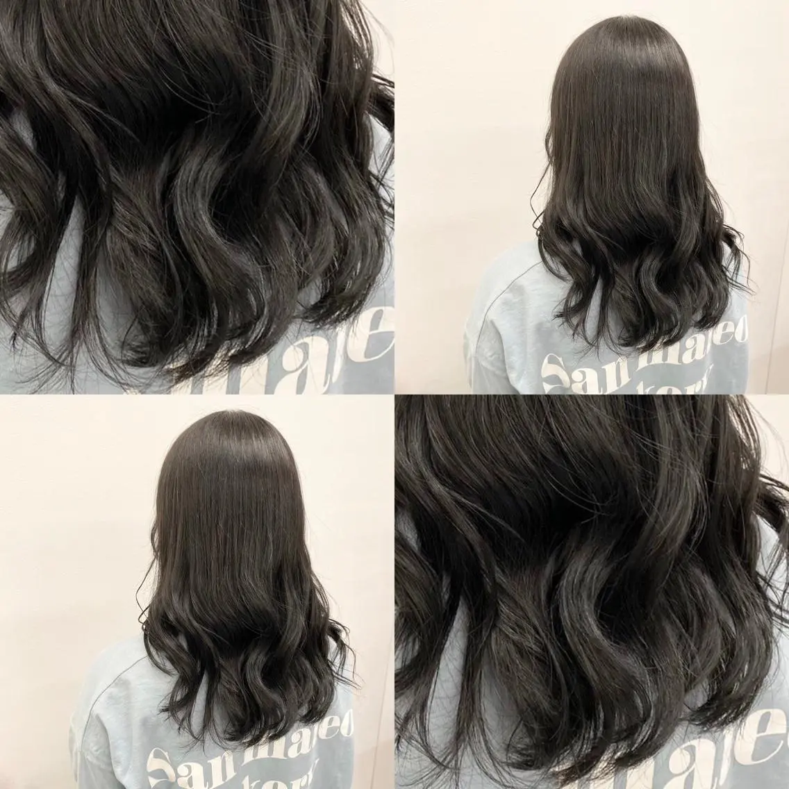 ミディアム カラー パーマ ヘアアレンジ メンズ キッズ 上品＆韓国風 🥀海心🥀のヘアスタイル