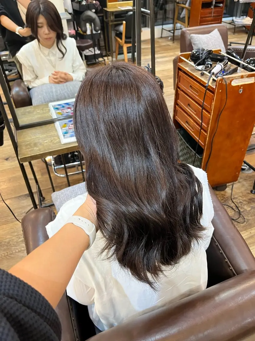 カラー ブラウンカラー ✩.*˚こなね /ブリーチカラー募集のヘアスタイル