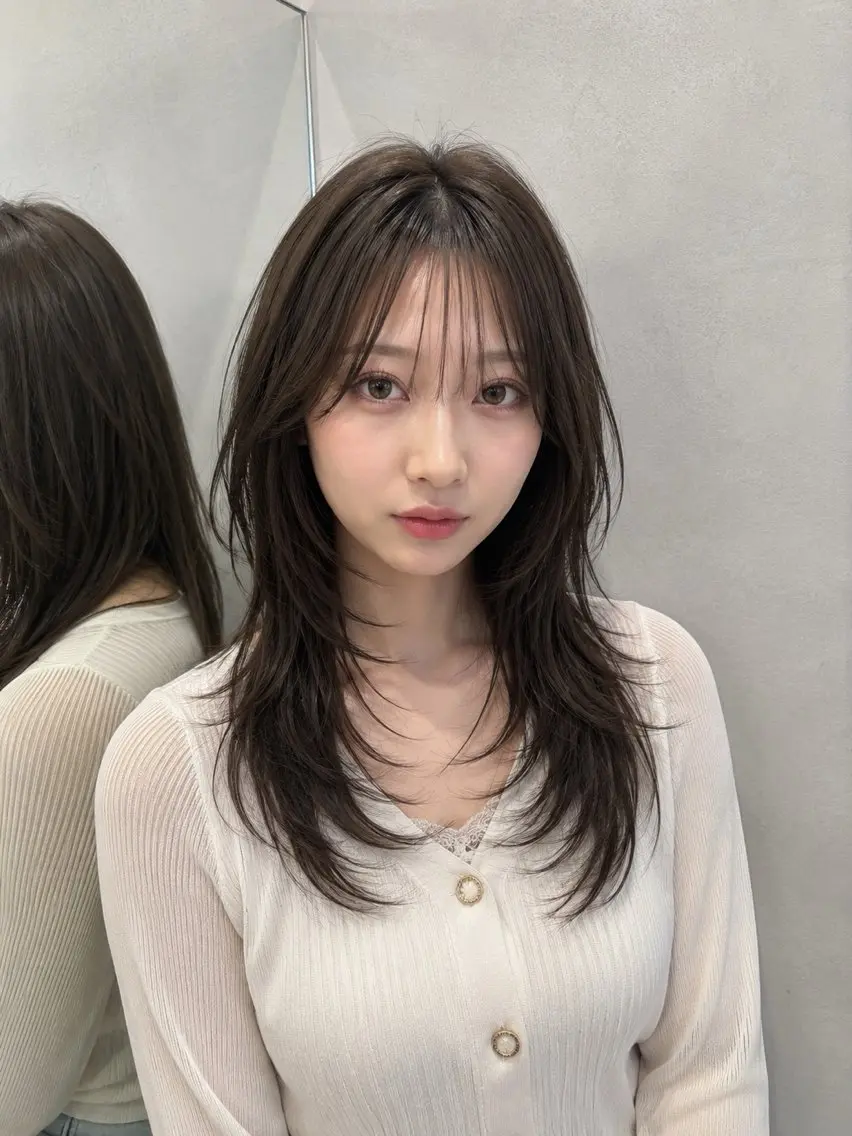 ロング カラー ヘアアレンジ カット ヘアカラー トリートメント 髪質改善/透明感 カラー/吉田光佑のヘアスタイル