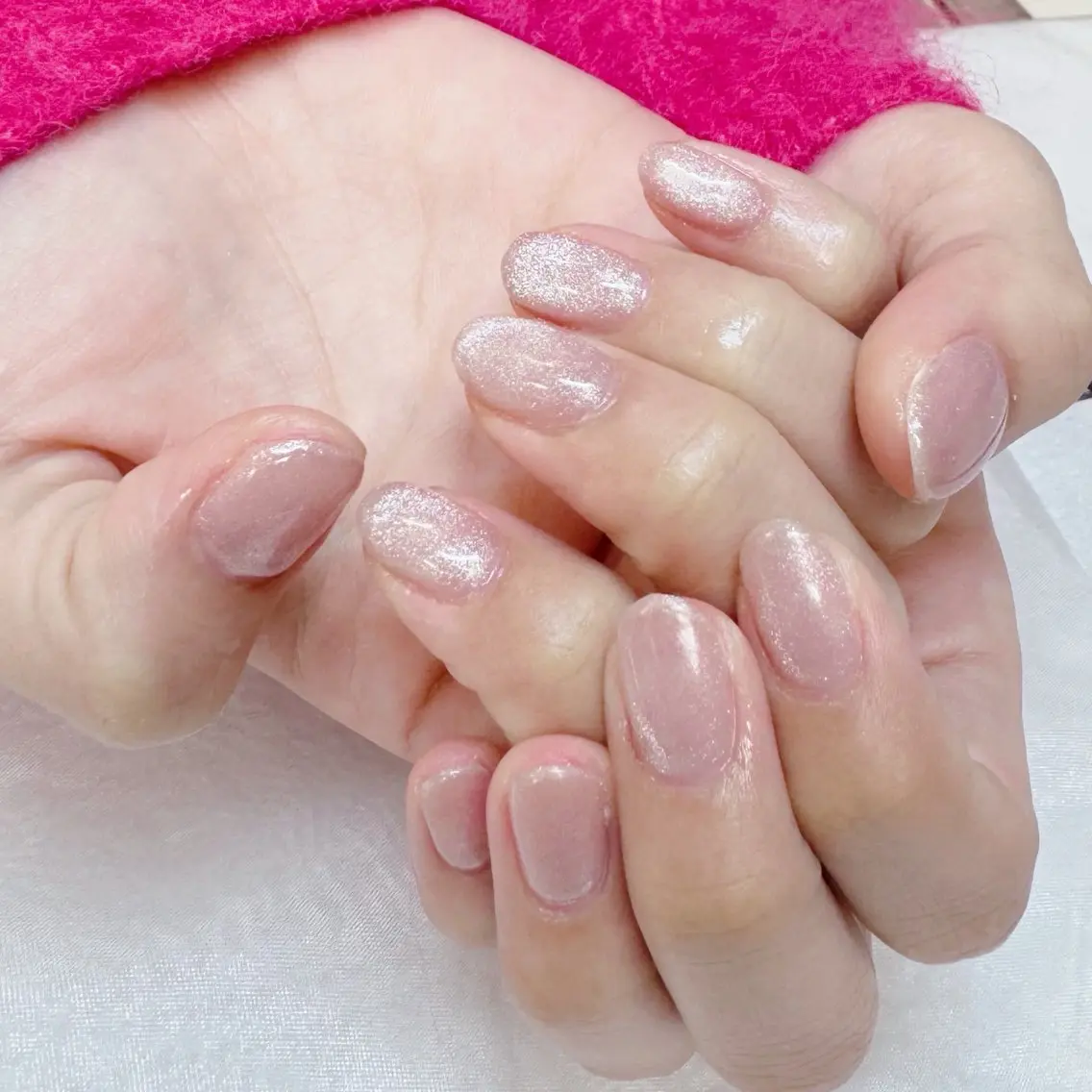 ネイル キラキラネイル マグネットネイル オフィスネイル maruyasu. yのネイルデザイン