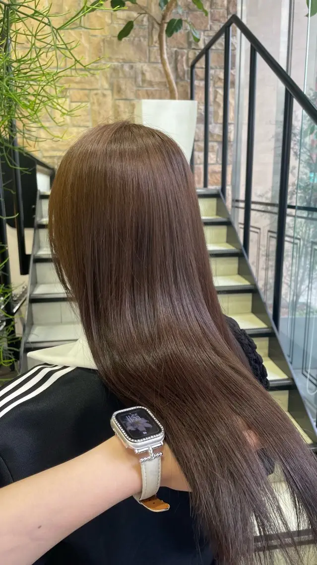 カラー ヘアカラー トリートメント mira🎀 ┊︎透明感カラー🫧のヘアスタイル