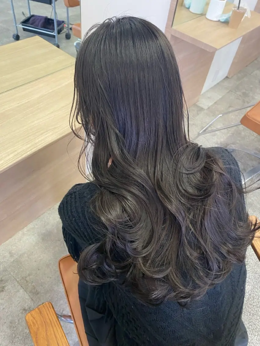 セミロング 清本 耕介のヘアスタイル