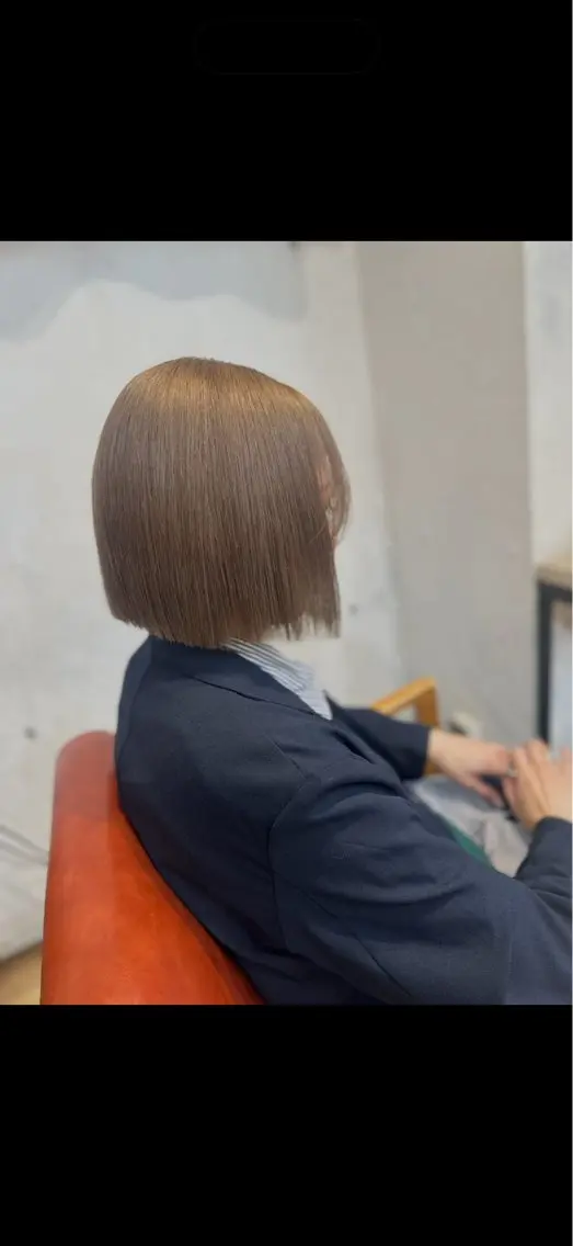 ミディアム カット ヘアカラー 福士 未来のヘアスタイル
