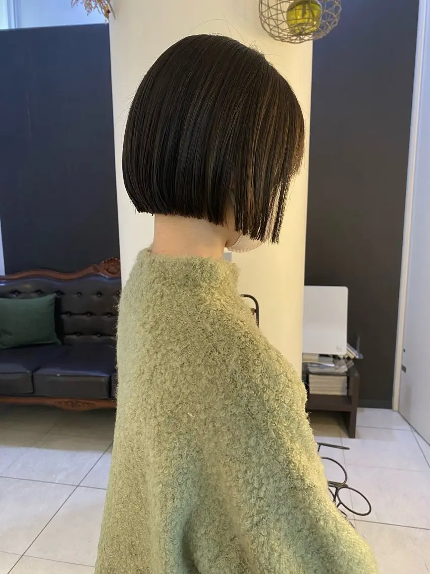 ショート カラー ボブ カット ヘアカラー トリートメント mai / linoah˚✧のヘアスタイル