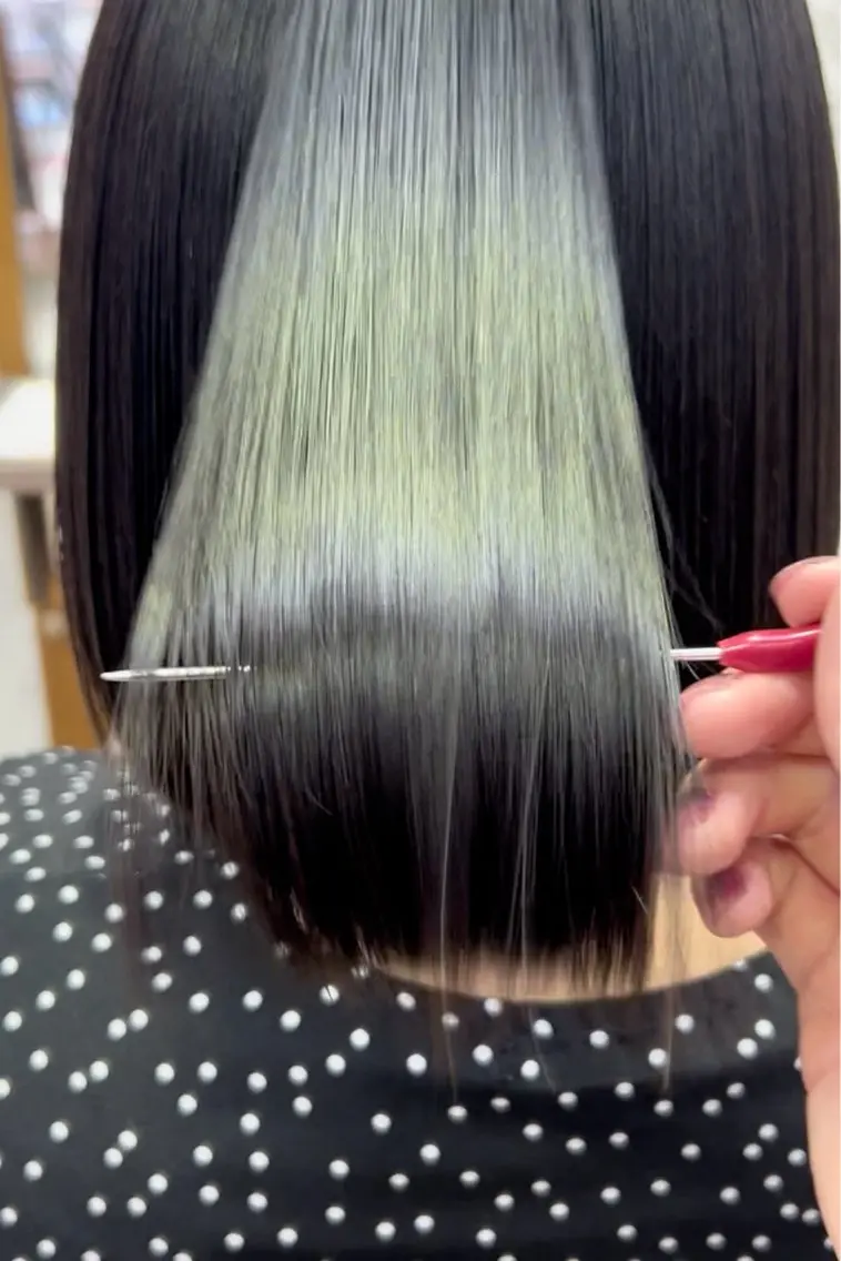 【🌟縮毛矯正+Cut+髪質改善Tr🩵】の写真