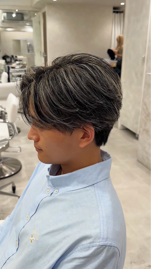 カラー メンズ カット ヘアカラー トリートメント ヘッドスパ レイヤーカット メンズカット/大智のヘアスタイル