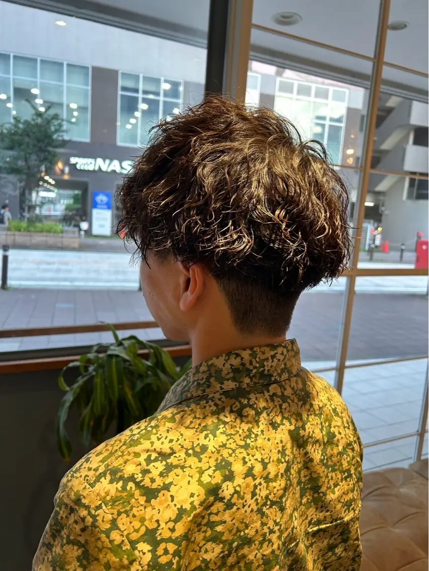 ショート パーマ メンズ メンズパーマ 🫧ショート 🫧RENのヘアスタイル