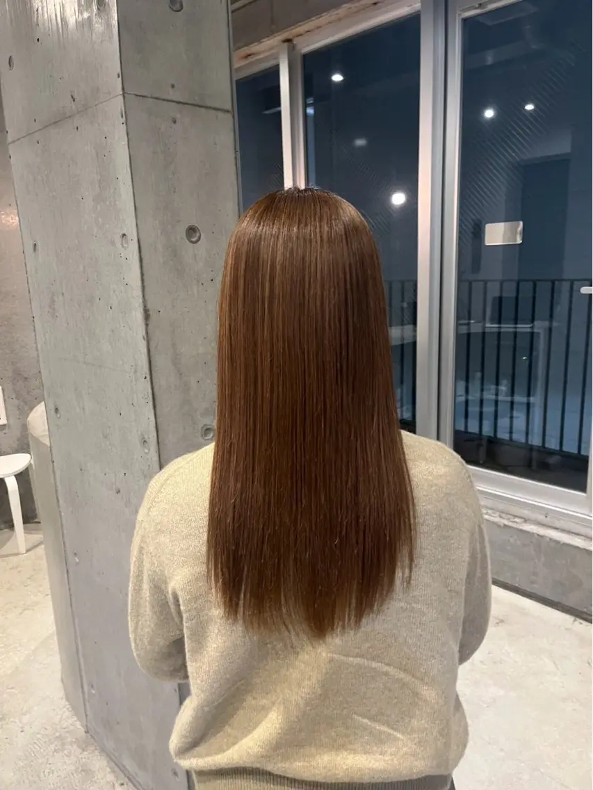 縮毛矯正の写真