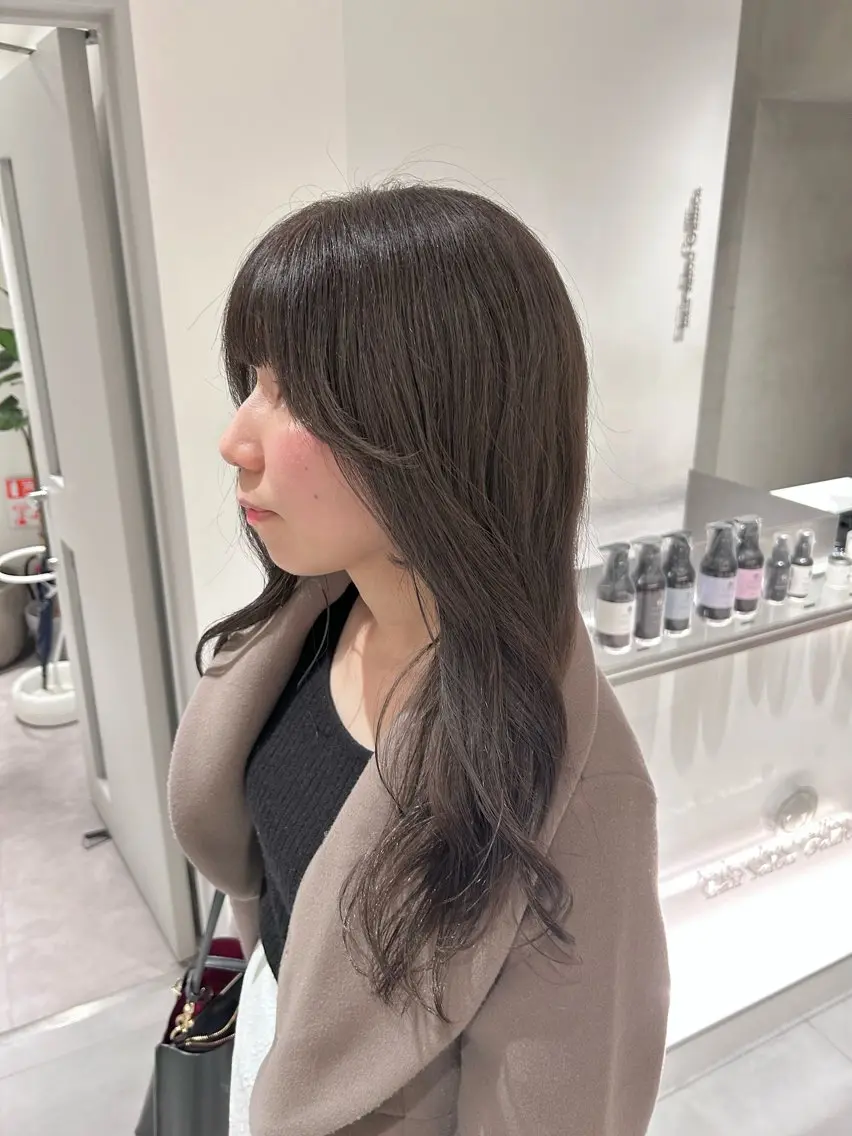 ロング カラー 🪞透け感&韓国ヘア 🪞honokaのヘアスタイル