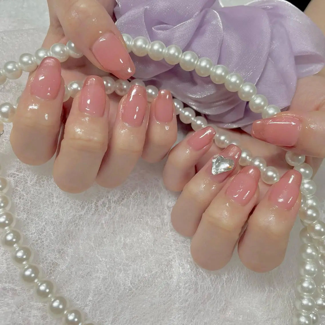 ネイル ジェルネイル ハート J terrace Nailのネイルデザイン