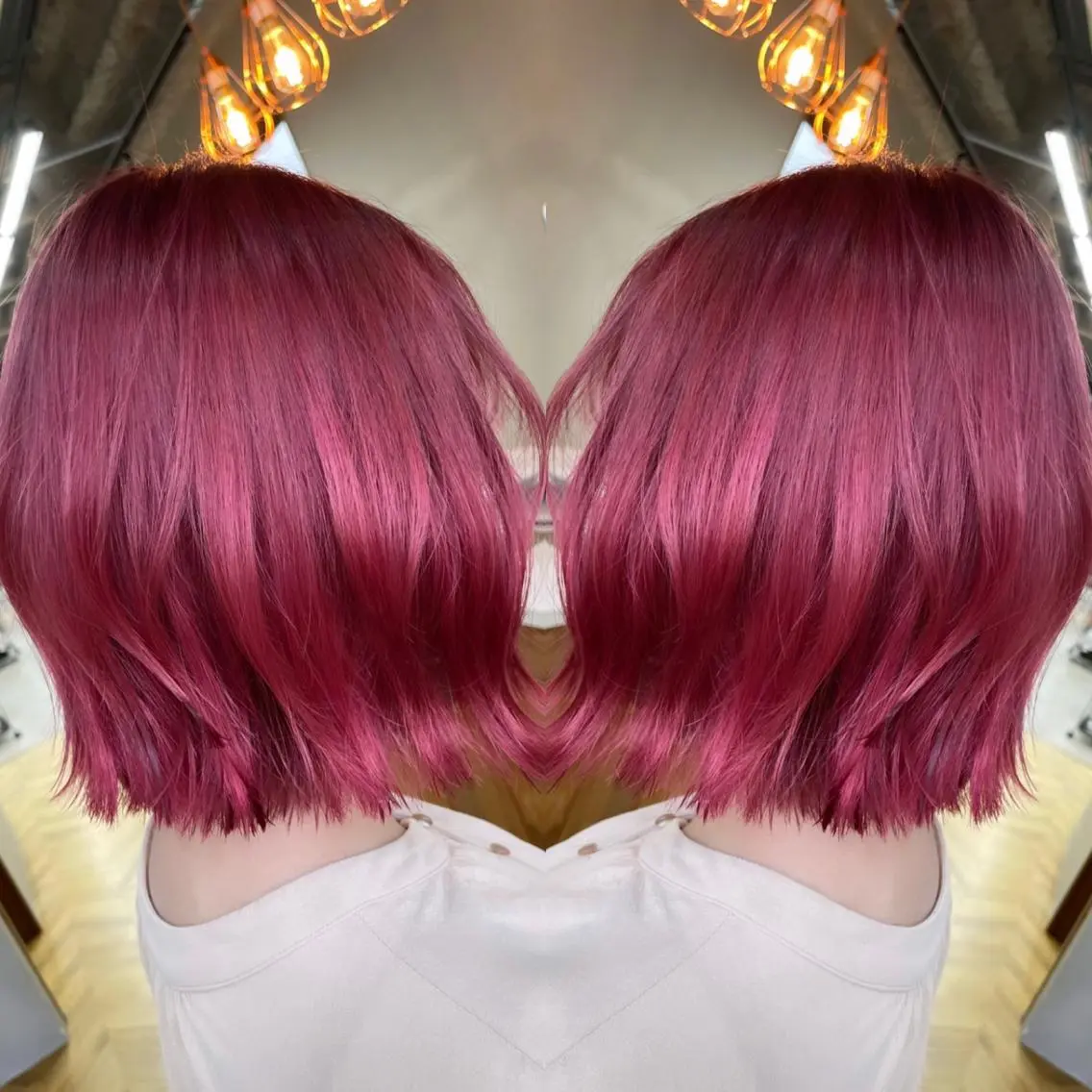 ショート MOMO KAのヘアスタイル