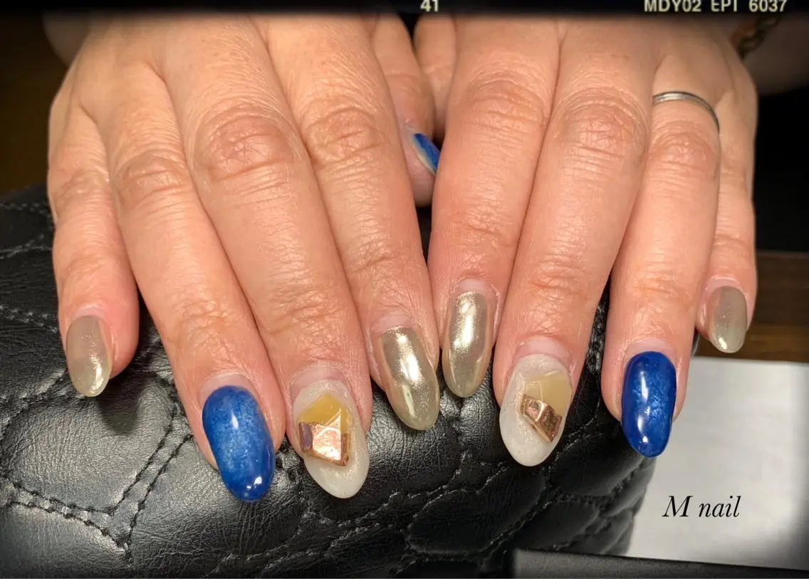 ネイル ジェルネイル M nail 市原市ちはら台のネイルデザイン