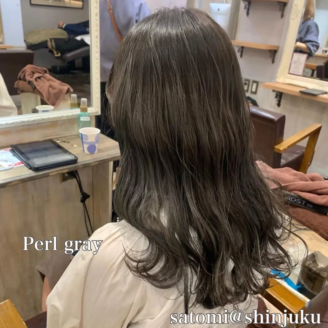 ロング カラー パーマ ヘアアレンジ メンズ ワット 原宿のヘアスタイル
