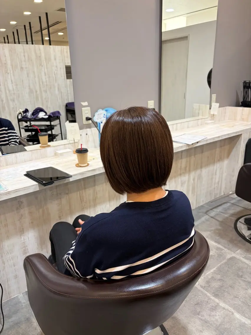 ショート カット トリートメント 平瀬 胡桃のヘアスタイル