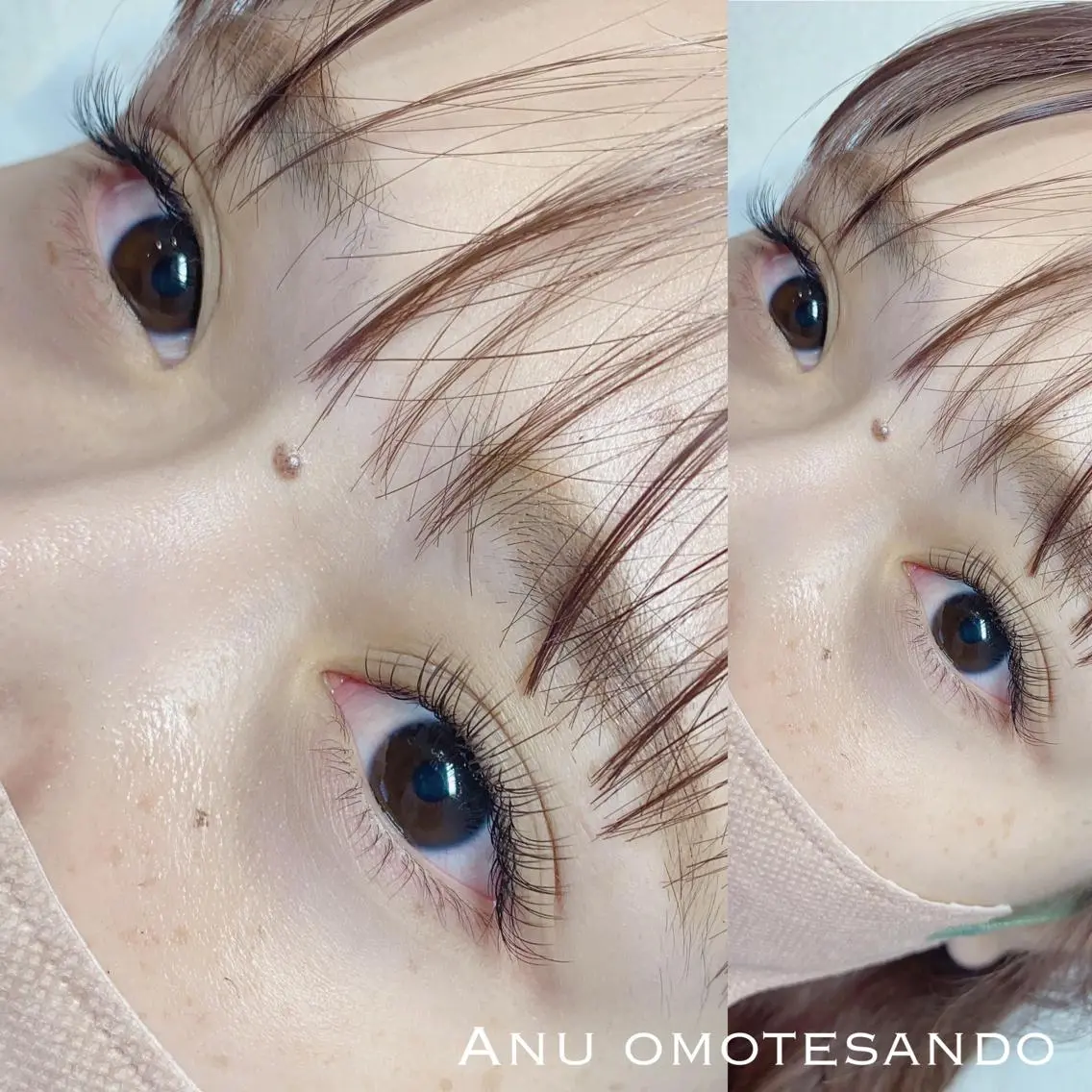 マツエク・マツパ カラーマツエク フラットラッシュ ナチュラル マツエク アニュ表参道💎 Aiのマツエク・マツパデザイン