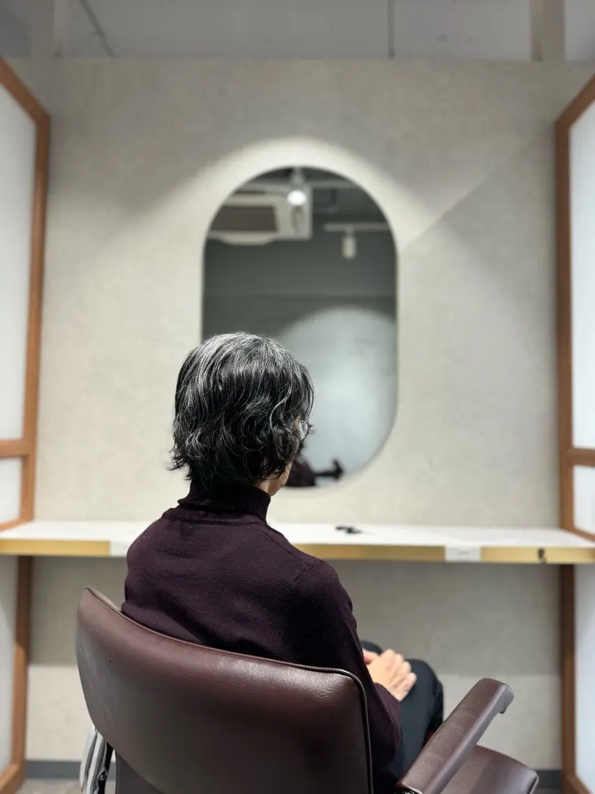 ショート カット くせ毛カット終着点 カワサキトオル溝の口のヘアスタイル