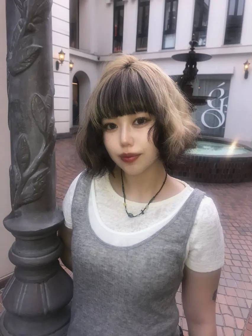 ショート カラー HARUNA/原宿/ デザイン/カットのヘアスタイル