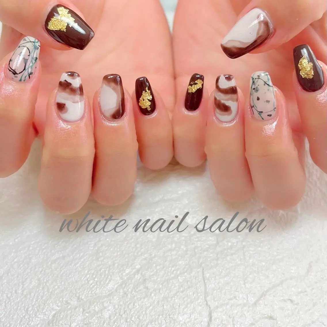 ネイル フットネイル ジェルネイル ハードジェル ラメ(グリッター) 持ち込み ハンドネイル white nail salonのネイルデザイン