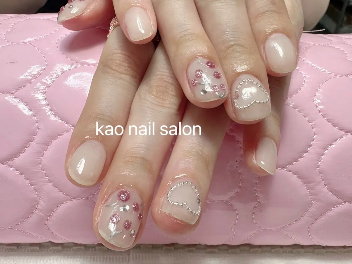 ネイル ハンドネイル kao nail マグネット/長さだしのネイルデザイン