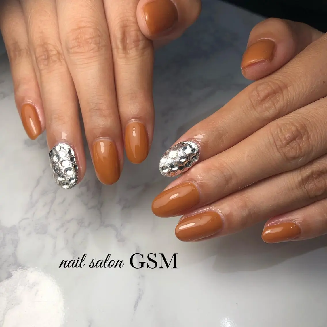 ネイル ワンカラーネイル ハンドネイル nail salon GSMのネイルデザイン