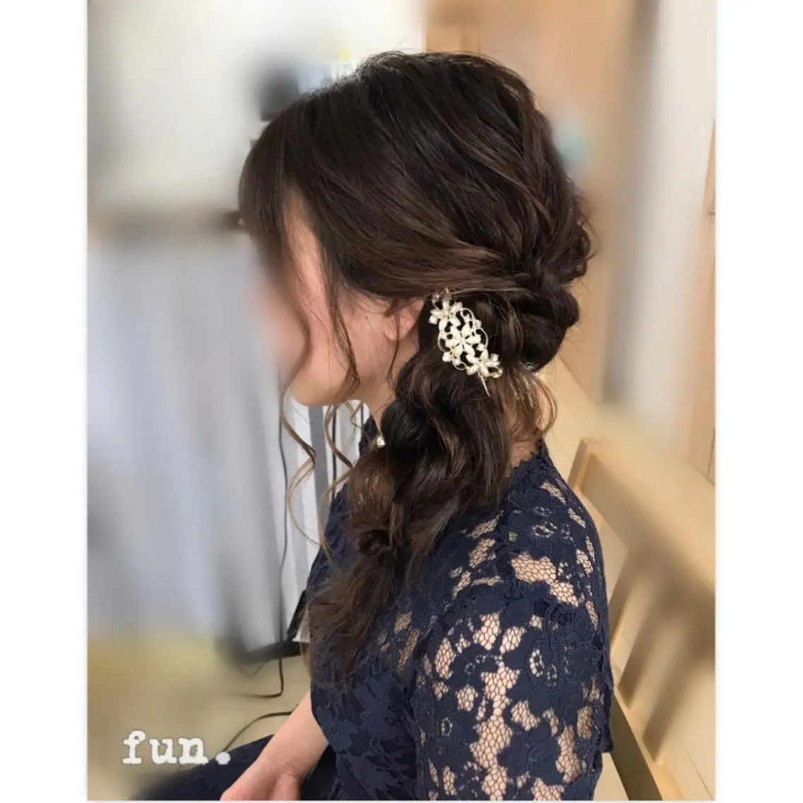 セミロング ヘアアレンジ fun./ヘアセット /エクステ/着付のその他イメージ