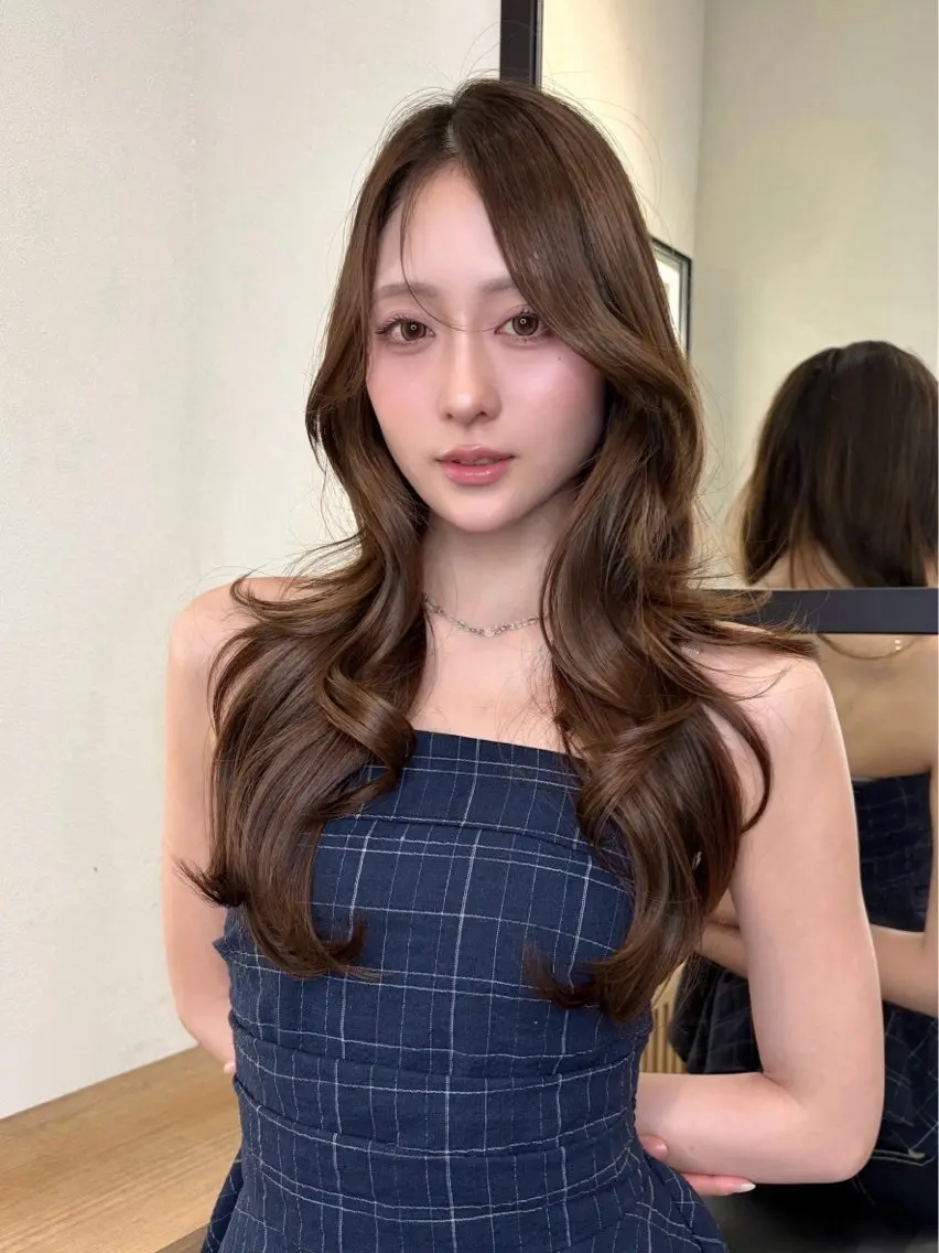 ロング カラー ヘアアレンジ ヘアカラー トリートメント 髪質改善/赤み消し レイヤー/吉田光佑のヘアスタイル