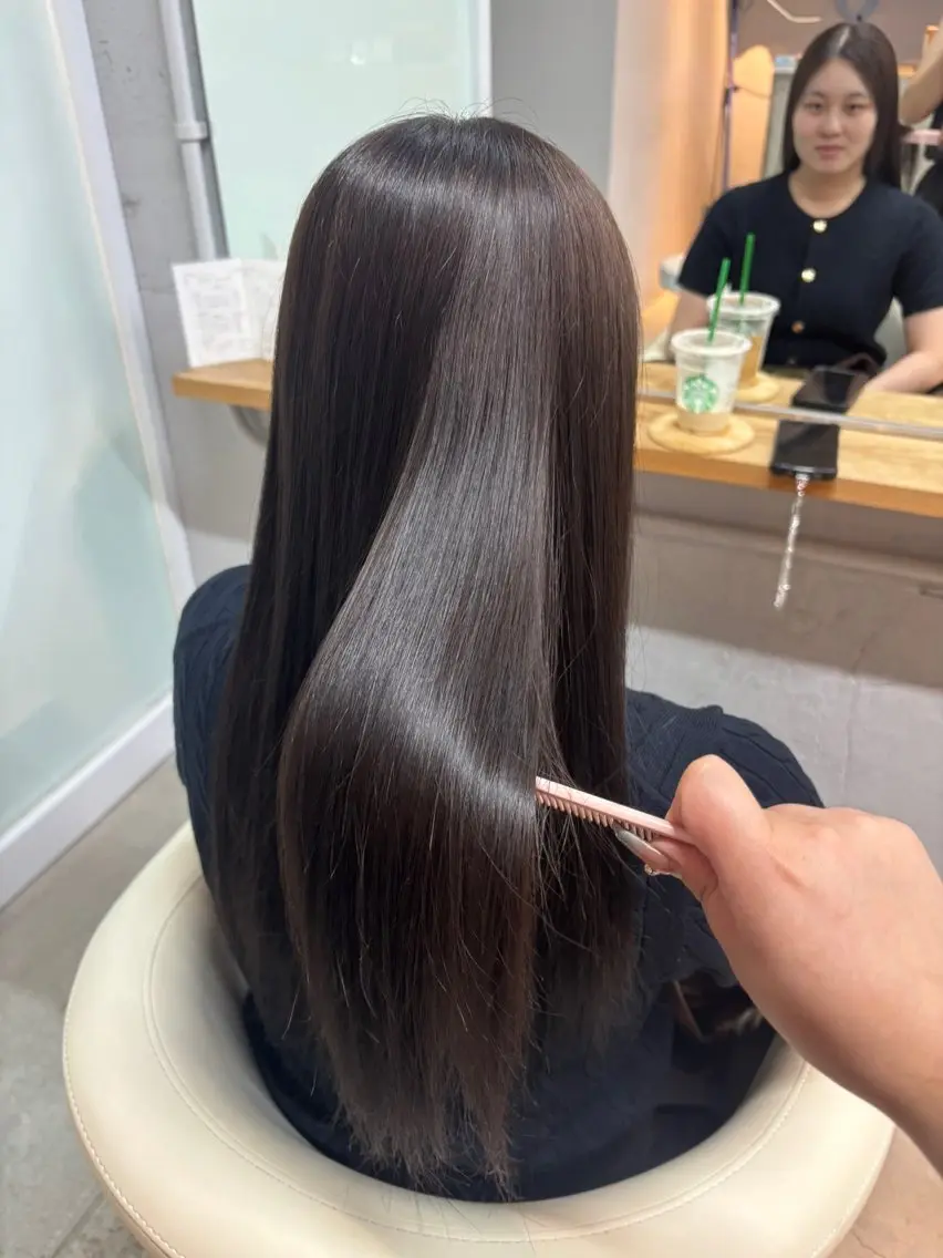 ロング カラー トリートメント トリートメント MaisonHALU さくらのヘアスタイル