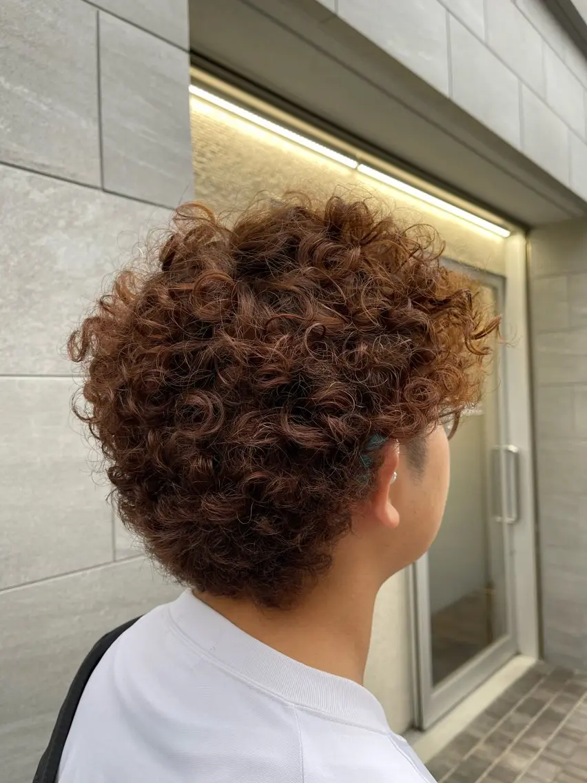 ショート パーマ ゆうだい モデル募集中のヘアスタイル