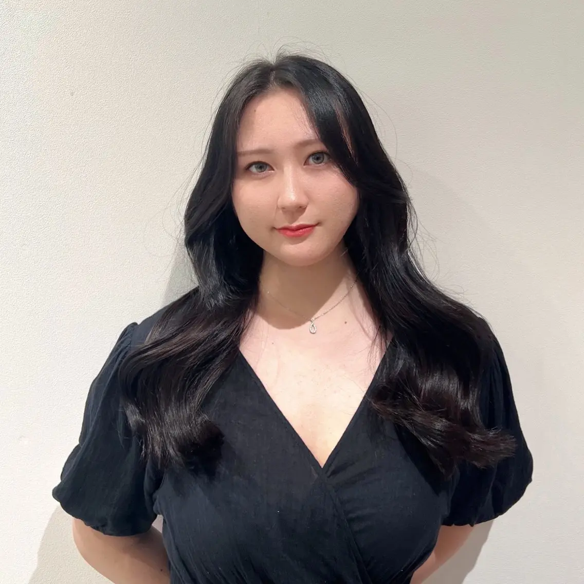 ロング カラー カット ヘアカラー トリートメント 💗渋谷/韓国/レイ ヤー顔周りSayaのヘアスタイル