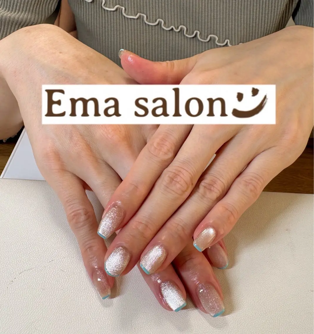 ネイル マグネットネイル 持ち込み シンプルネイル ハンドネイル Ema salon hiromiのネイルデザイン