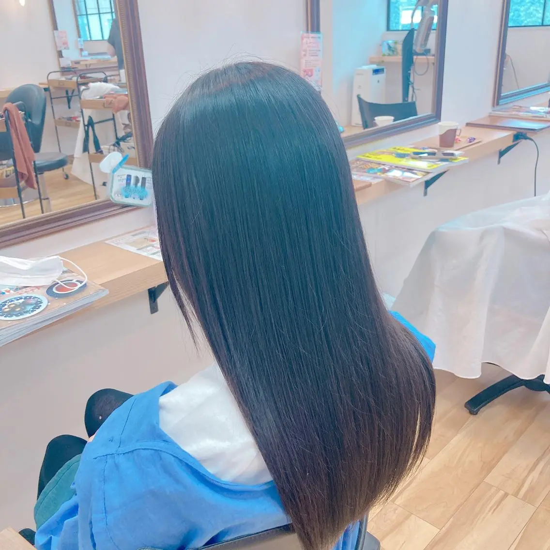 ロング 神田 菜々子のヘアスタイル
