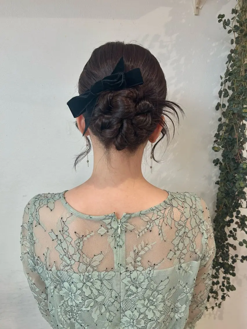 ロング ヘアアレンジ ヘアセット マツエク/men's /カラー🎀ヒカルのマツエク・マツパデザイン