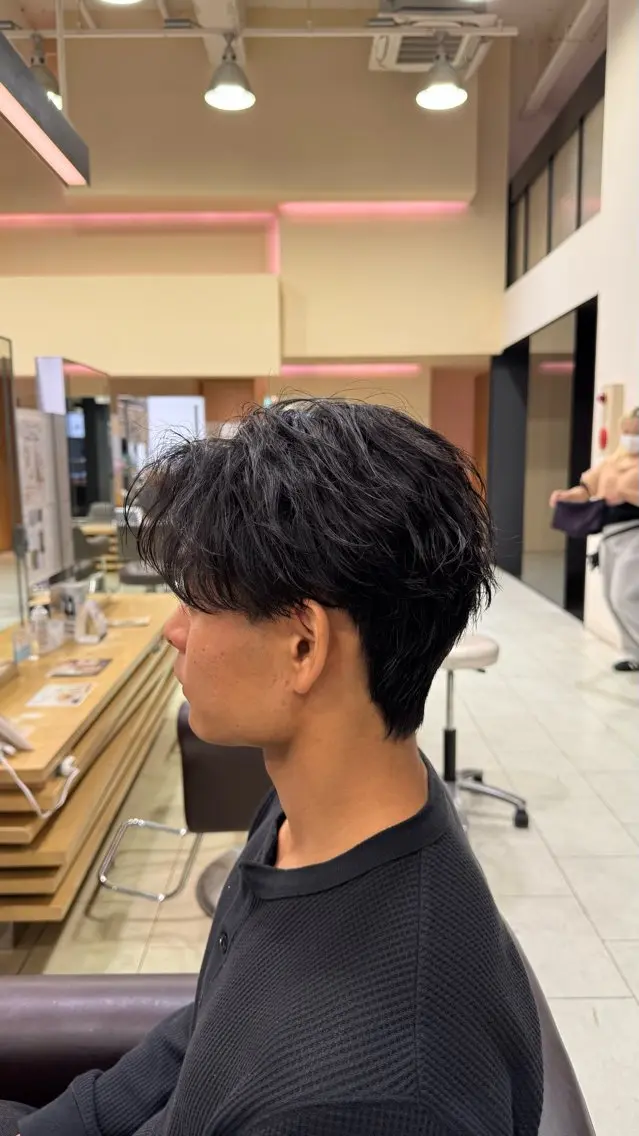 メンズ ヘアセット メンズパーマ特化 ふうきのヘアスタイル