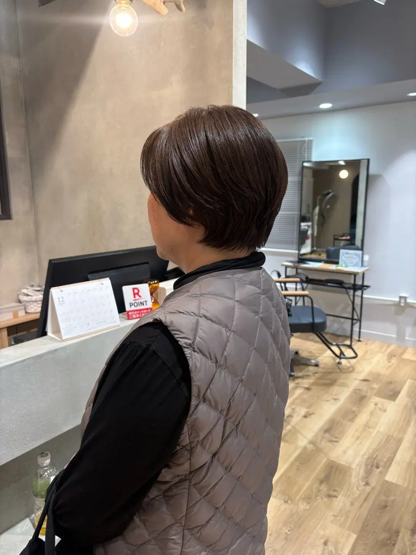 ショート ショートヘア こうやま みるのヘアスタイル