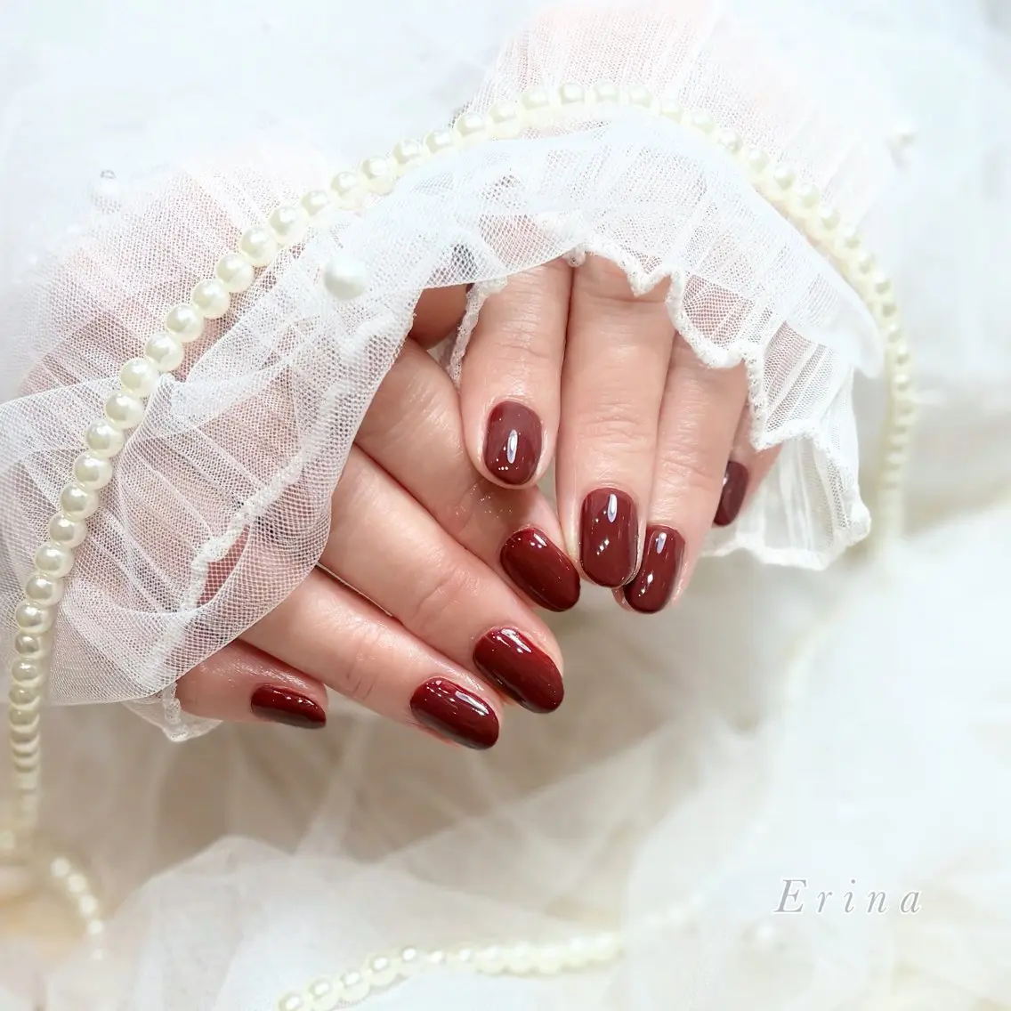 ネイル Erina🐱 フィルイン💅パラのネイルデザイン