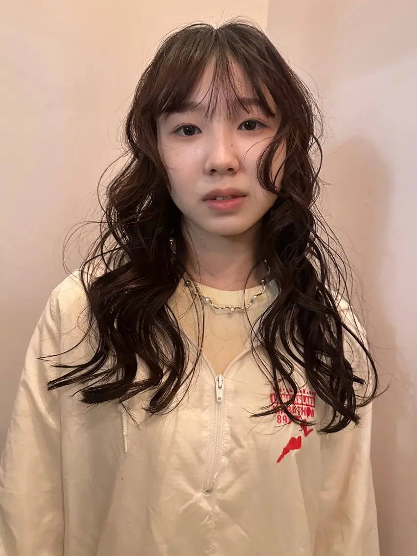 セミロング ヘアカラー トリートメント 🐏nao /レイヤーカット🐏のヘアスタイル