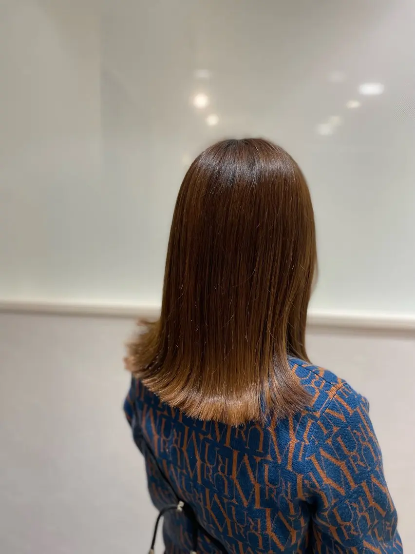 ミディアム ボブ/艶髪 soleilrukaのヘアスタイル