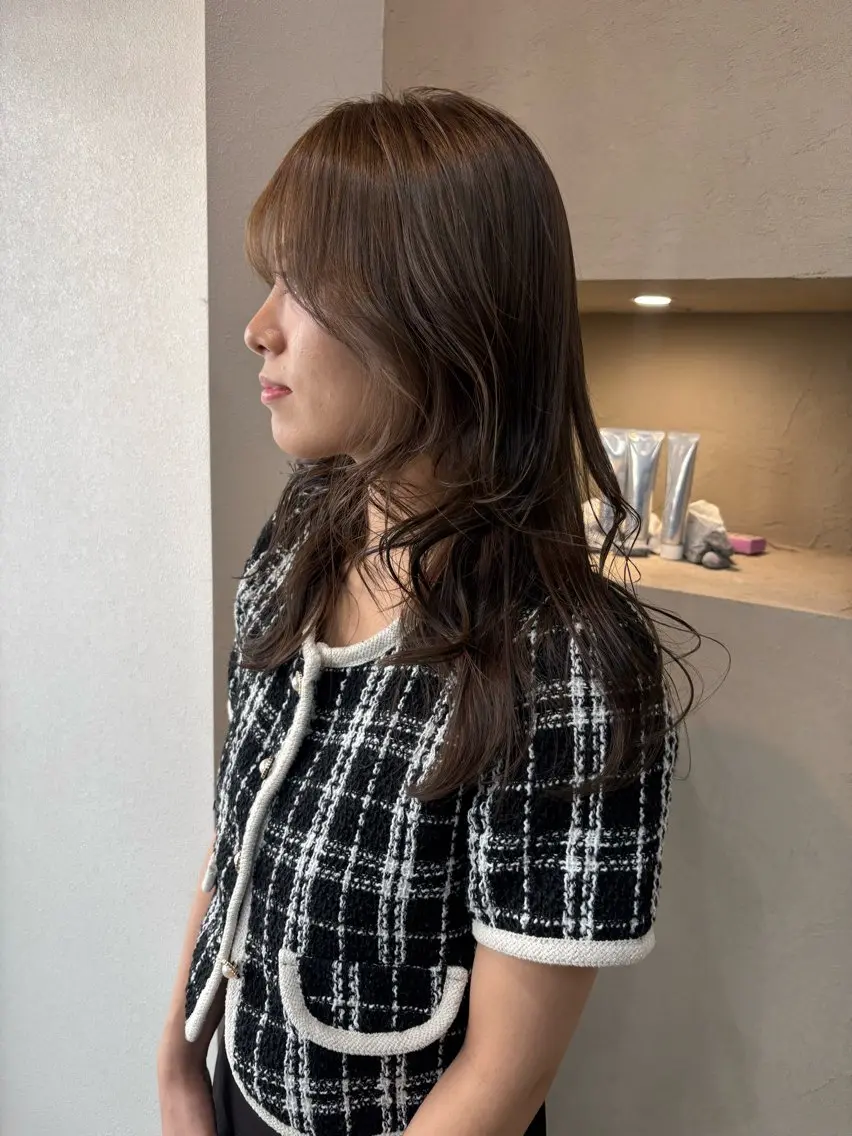 セミロング 古賀 光のヘアスタイル
