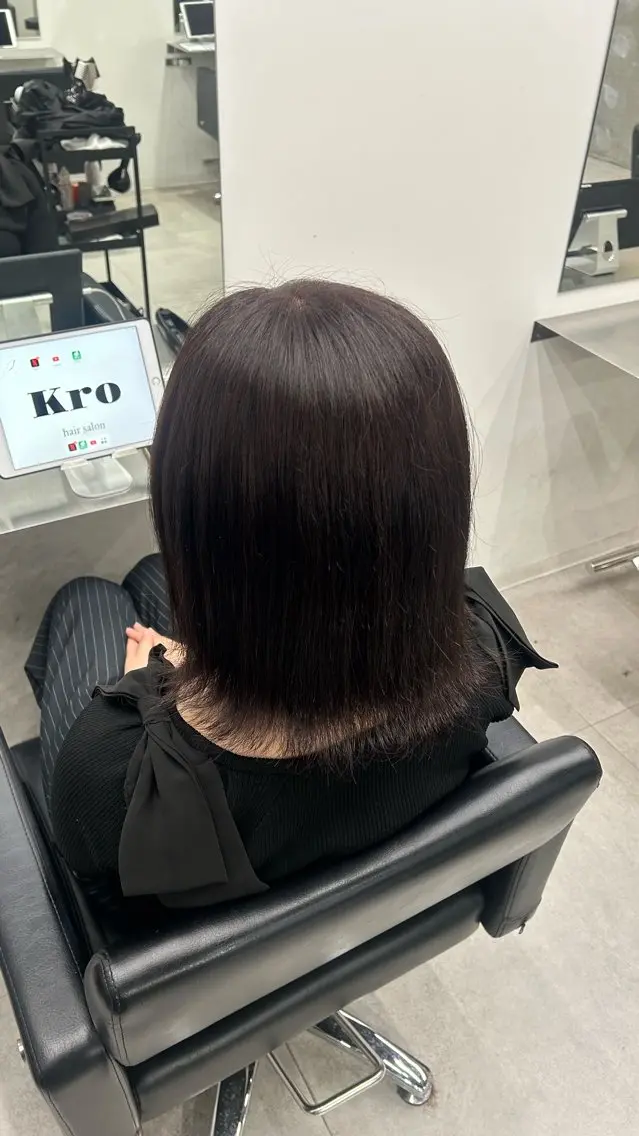 ミディアム ヘアカラー AKANE✩.*˚ Kroのヘアスタイル