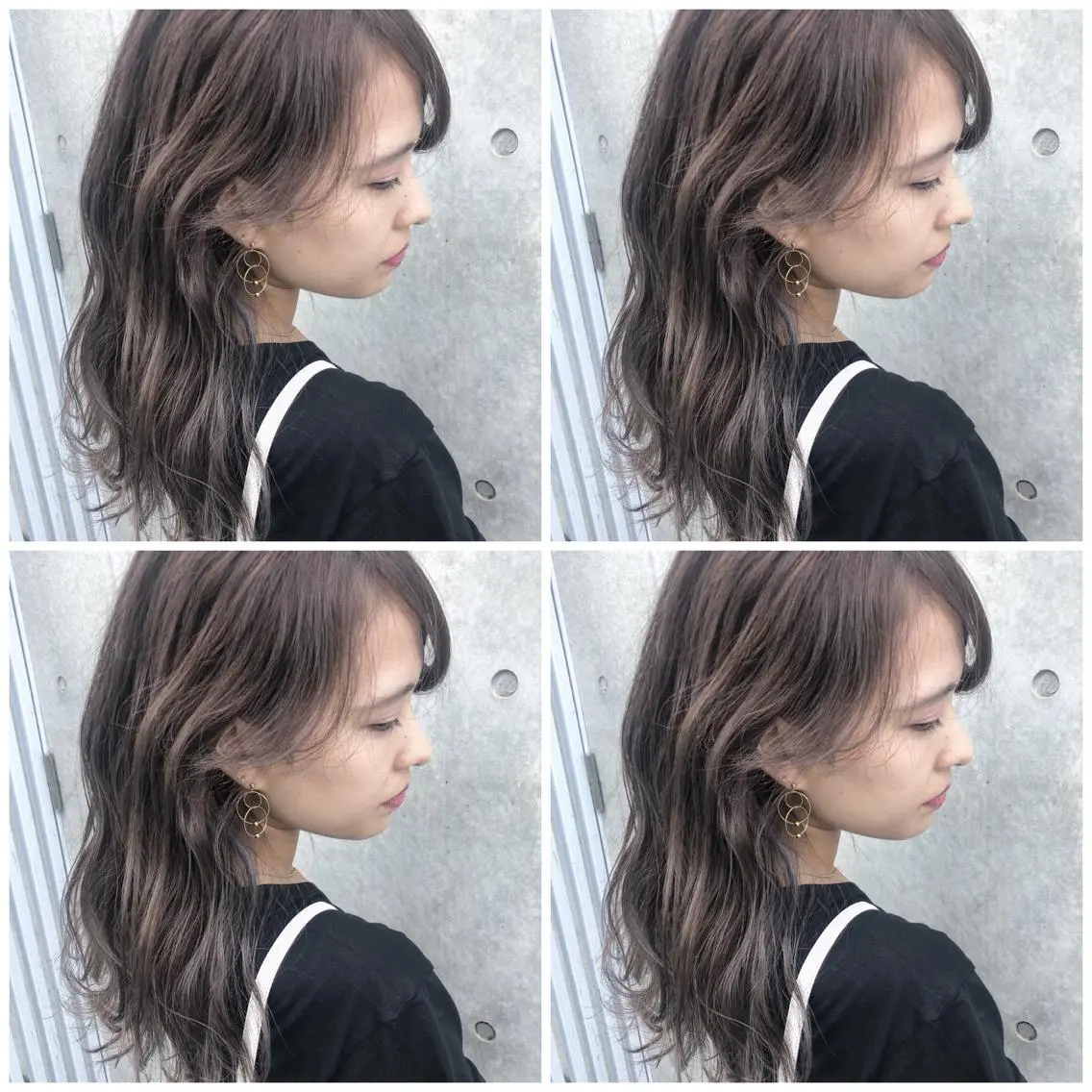 セミロング カラー パーマ ヘアアレンジ メンズ キッズ ネイル マツエク・マツパ メンズブリーチ メンズハイライト 学生(メンズ向け) アッシュ ベージュカラー レイヤー/顔周り 韓国ヘア森田和貴のヘアスタイル