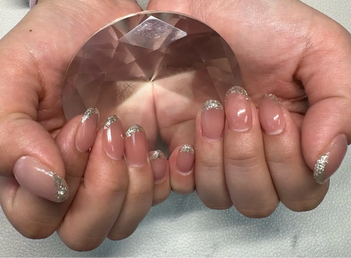 グラデーション、フレンチネイル🩶オフなしの写真