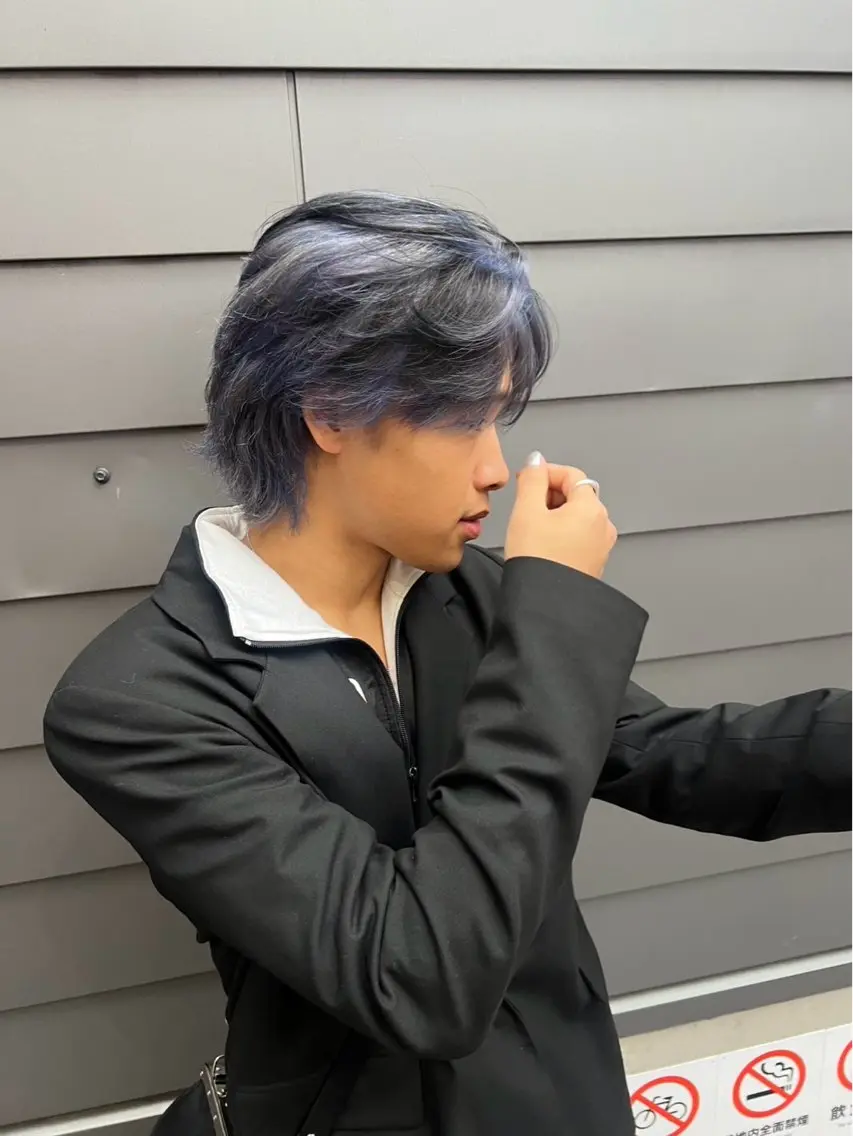 カラー ⚡️HARUTO⚡️ ハイトーン/デザインのヘアスタイル