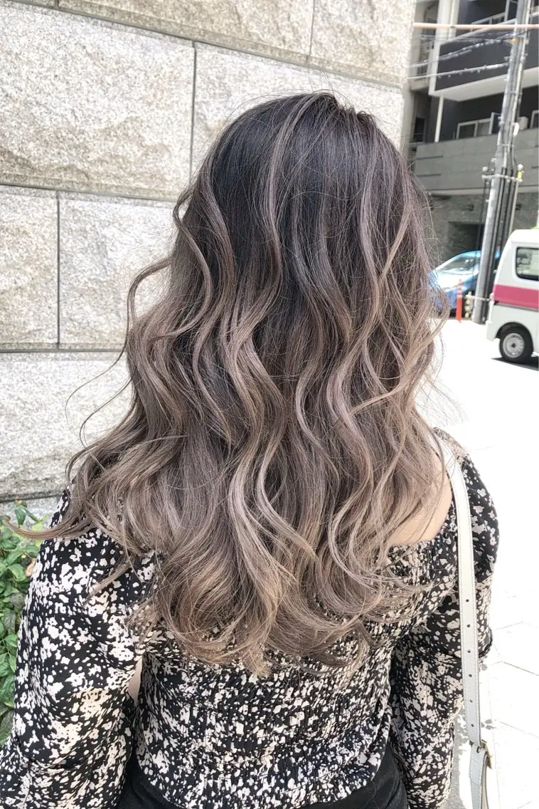 セミロング カット レイヤーカット 縮毛矯正/西尾 幸樹のヘアスタイル