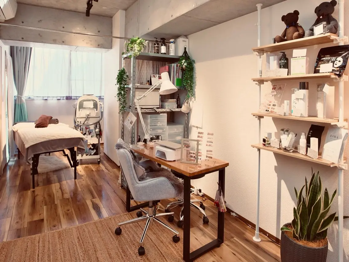 自爪育成/深爪矯正 salon fam_のネイルデザイン