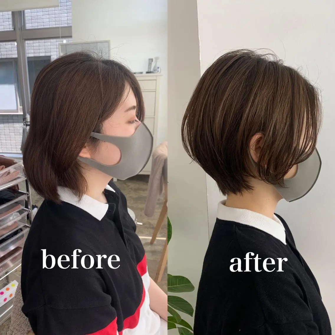 ショート カラー ショートヘア 渋谷ブリーチカラー 韓国ヘアyuikoのヘアスタイル