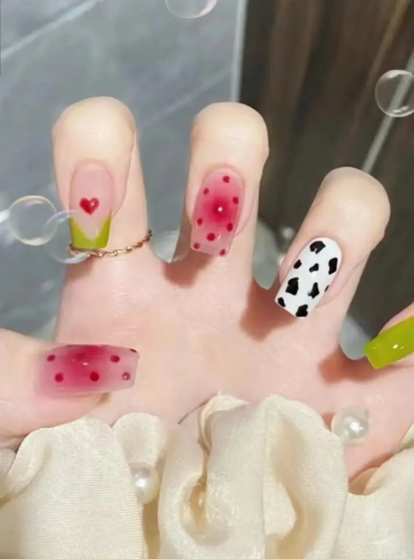 ネイル ハンドネイル H3 Nail Tsuki🦋💙のネイルデザイン
