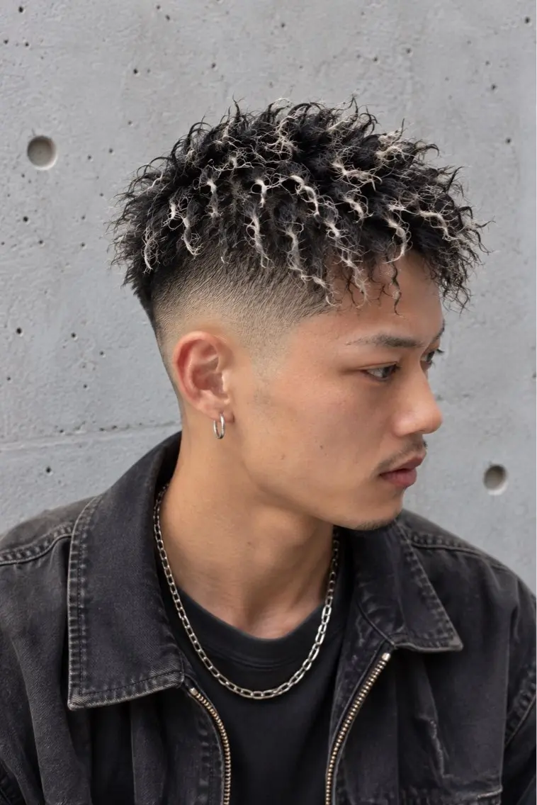 ショート カット パーマ ORI. men’s hairのヘアスタイル