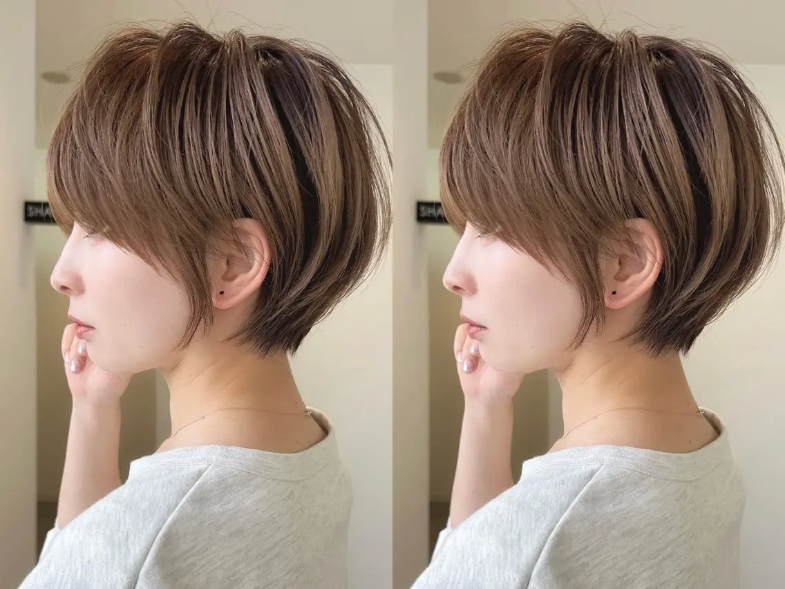 ショート カット ヘアカラー 浅井 寛十朗のヘアスタイル